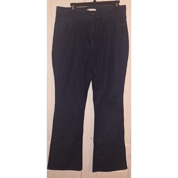 Nine West Dark Wash Flare Size 16 Bootcut Jeans Western Rodeo Casual Everyday - Picture 1 of 4